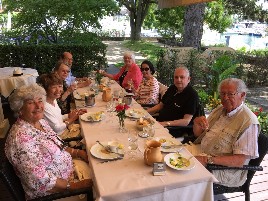 ICL lunch Pully harbour