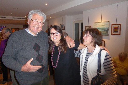 Everyone enjoys the evening